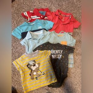 Used boy 12m shirts lot
